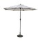 Living Accents 9 ft. Tiltable Tan Stripe Market Umbrella UMA908G31OBD313 - alternate 2
